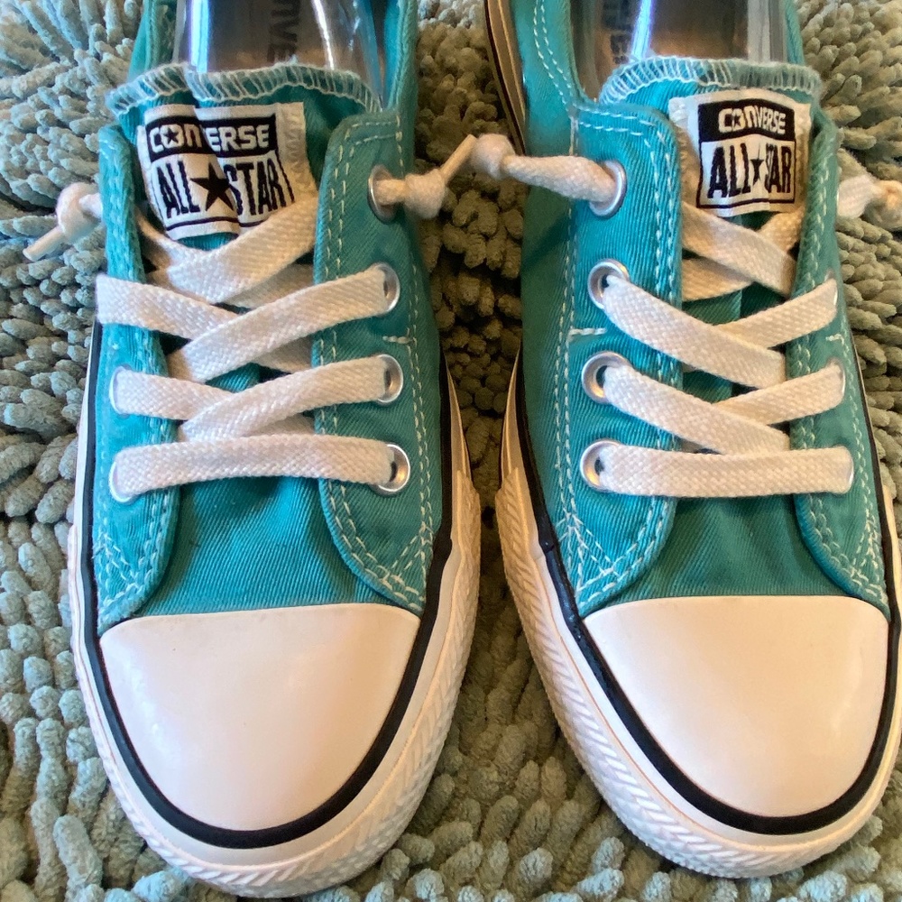 Converse Women's Chuck Taylor All Star Sneakers Turquoise Size 7.5
